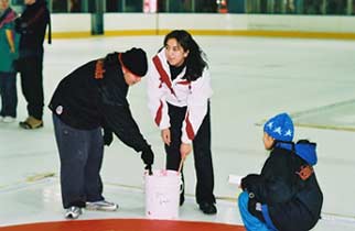 the teams at work