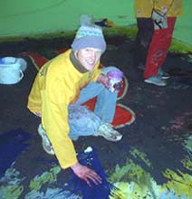 the ice paintings
